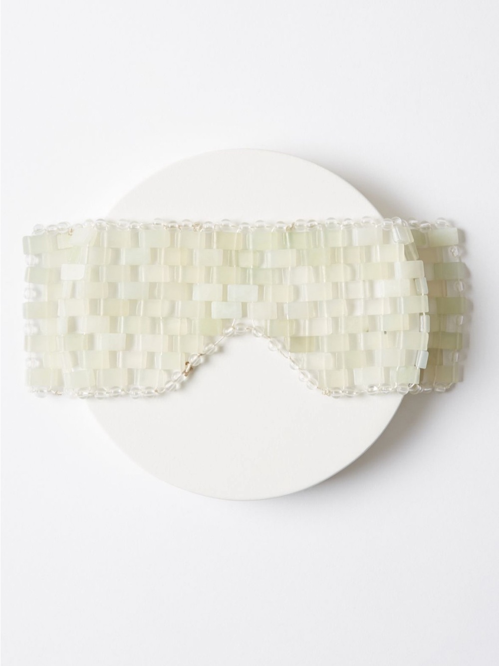 Earth Harbor Island Jade Eye Mask in Mint